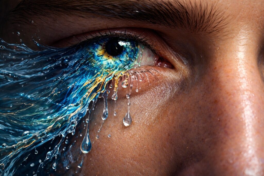 Can a Human Eye Leak Out: Debunking the Myth in Simple Terms. A human eye cannot completely leak out, but medicine does use this expression. Can a Human Eye Leak Out: Debunking the Myth in Simple Terms. A human eye cannot completely leak out, but medicine does use this expression. Photo.