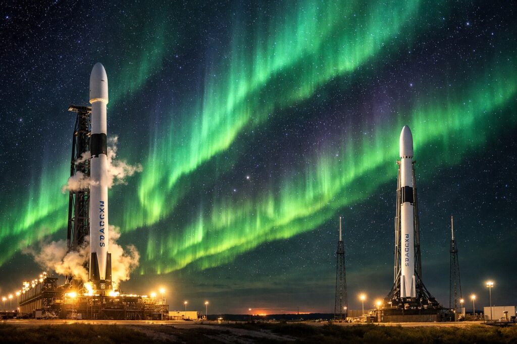 The atmospheric night glow can be seen with the naked eye, but only far from cities