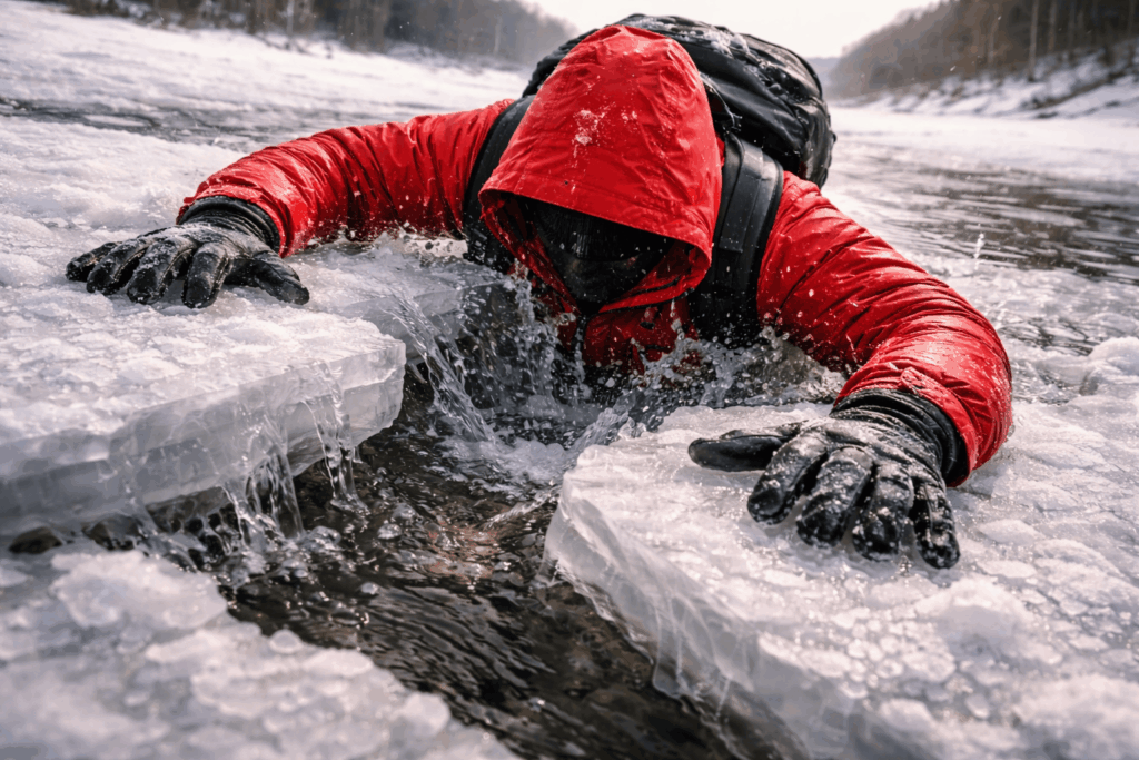 Dangerous ice! It is precisely at the end of winter that people fall through it most often.