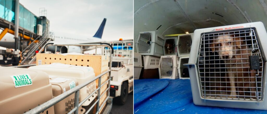 Air Arabia: как перевезти питомца через cargo-службу. Перевозка в грузовом отсеке. Источники изображений: lot.com, businessinsider.com. Transport in the cargo hold. Image sources: lot.com, businessinsider.com
