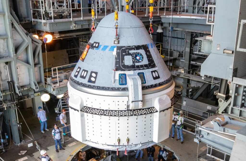 CST-100 Starliner spacecraft. Image source: Live Science