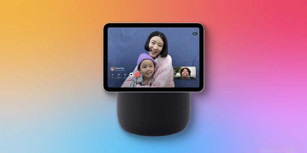 They crossed an iPad and HomePod and got a new gadget. Image: 9to5mac.com