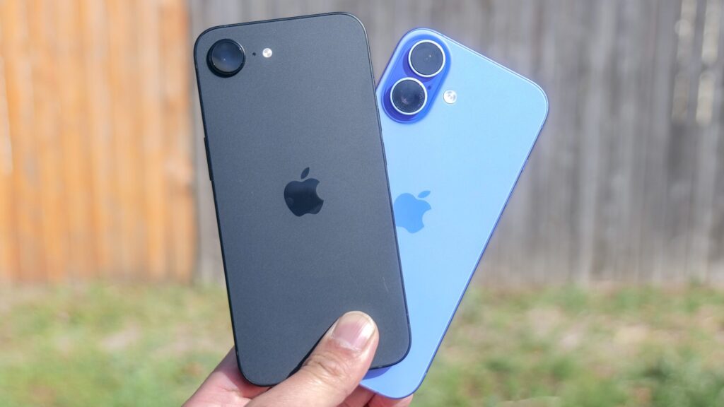 Which shoots better: iPhone 17e or iPhone 16. Having a second camera makes the difference. Image: tomsguide.com. Photo.