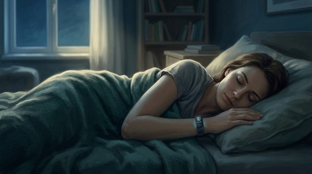 Sleep data in the study was collected using wearable devices. Photo.
