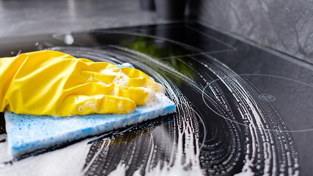Excess cleaning product leaves sticky streaks on surfaces. Image source: karar.com. Photo.