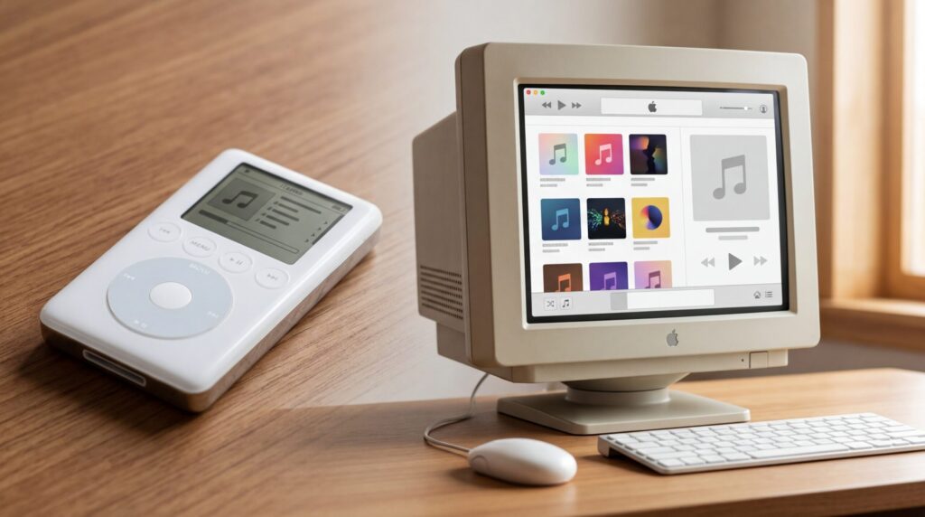 iTunes Store became Apple's first services business