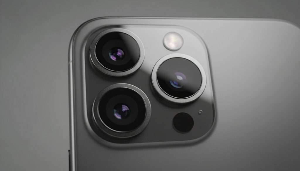 How the 3 cameras in iPhone actually work and what happens to light inside. Photo.