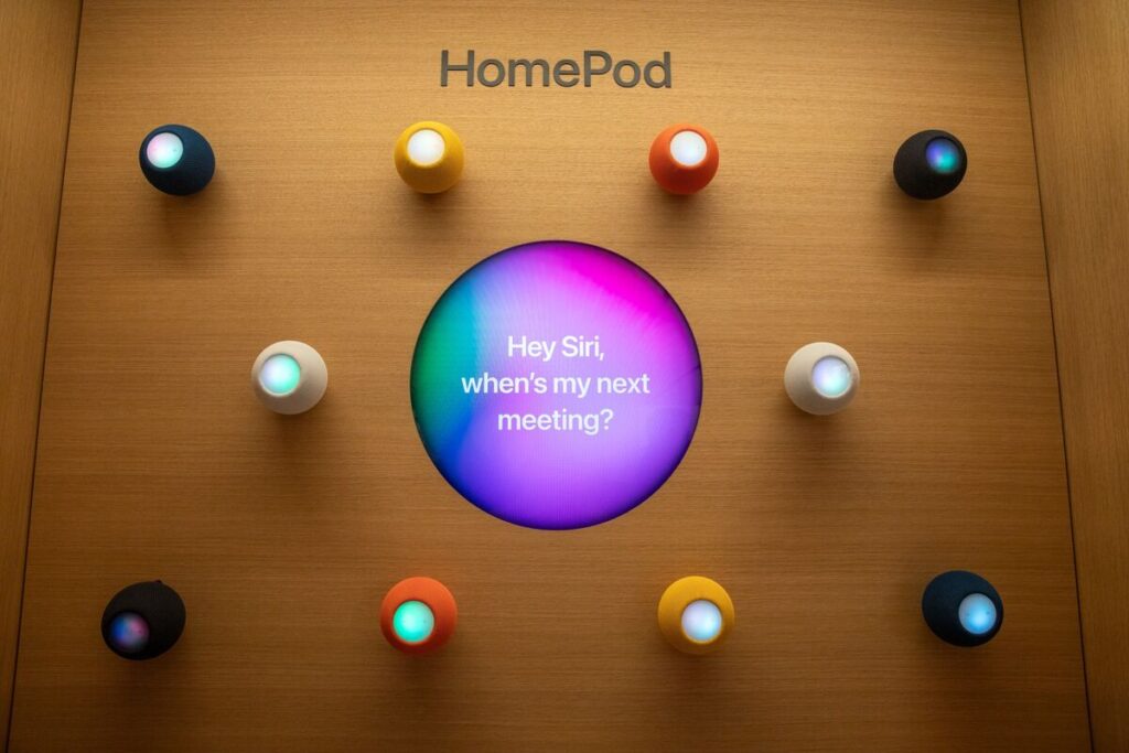 Apple delayed the release of the smart display while waiting for new AI and Siri. Image: bloomberg.com