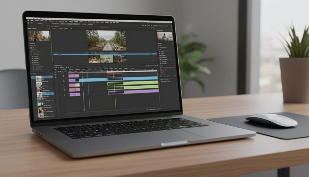 The M5 Pro is perfect for heavy video editing — there's power to spare.