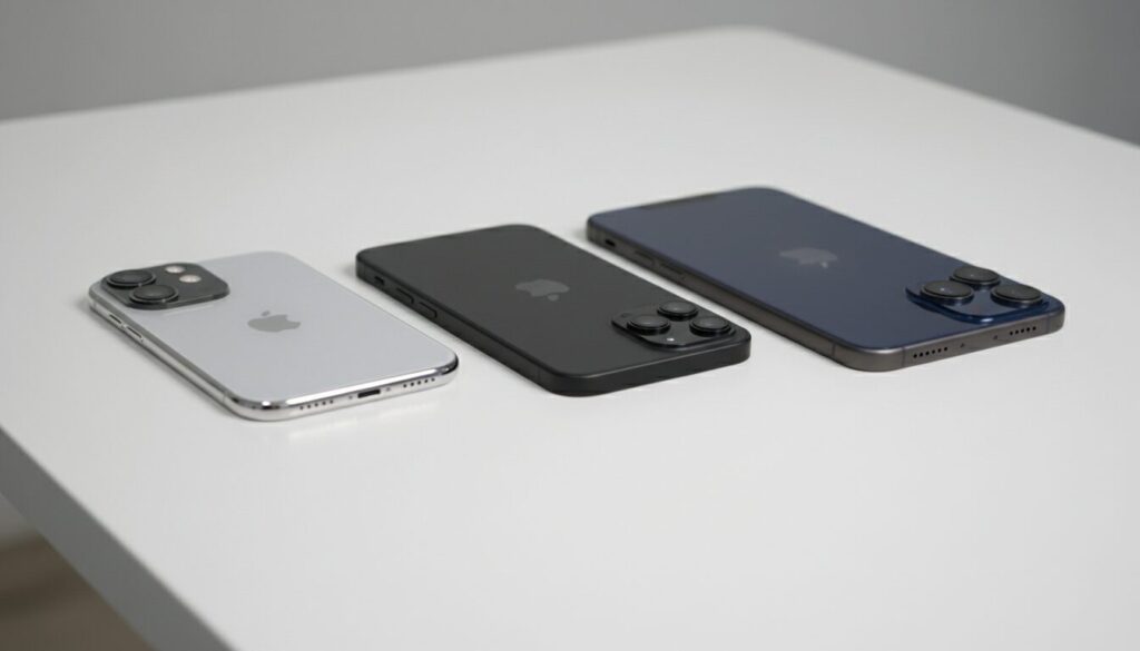 Three models at once — Apple clearly wants to cover all price segments simultaneously.