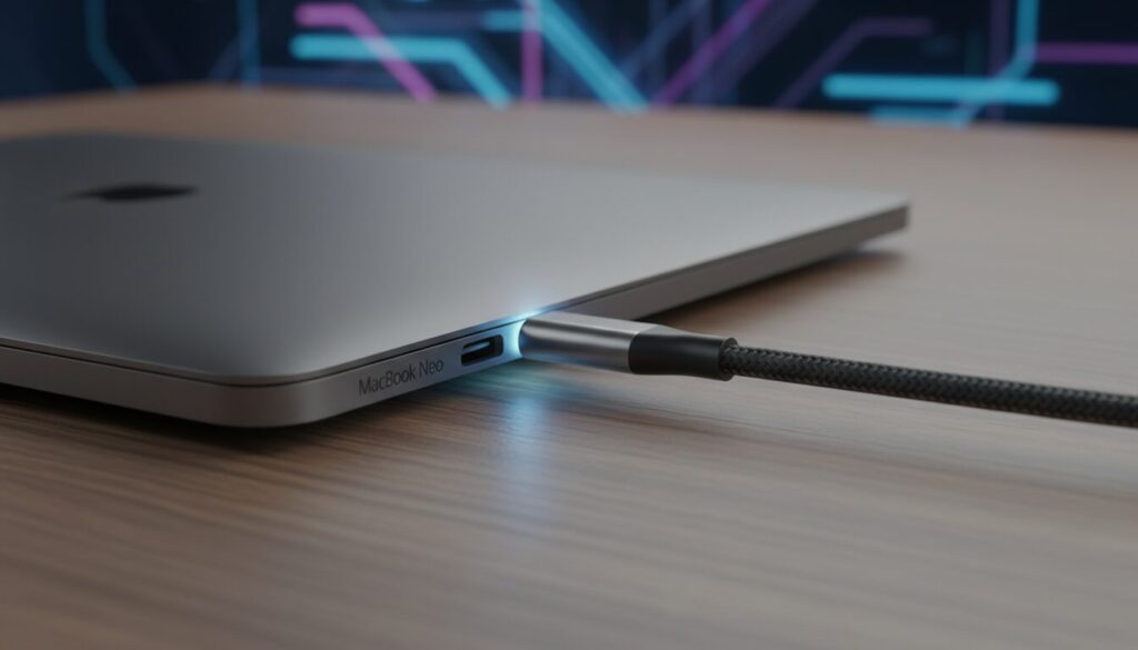 What to connect to the slow USB 2 port. The best fate for the slow port is to always be busy with charging. Let the fast port handle the serious work. Photo.