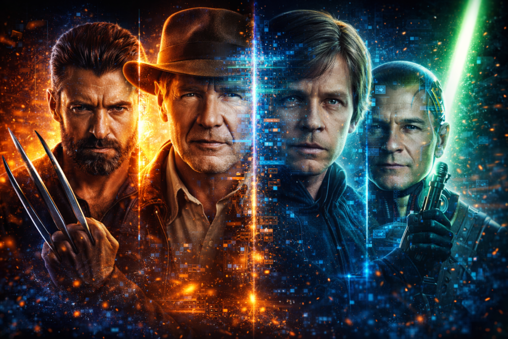 How Hollywood Uses Artificial Intelligence in Movies: Viewers Don't Even Notice. How AI is used in Hollywood: not just effects, but also analytics, marketing, de-aging, voice processing, and post-production. How Hollywood Uses Artificial Intelligence in Movies: Viewers Don't Even Notice. How AI is used in Hollywood: not just effects, but also analytics, marketing, de-aging, voice processing, and post-production. Photo.