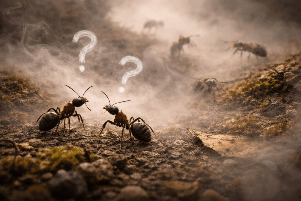 How Air Pollution Disrupts Pheromones and Scents in Insects. The main pollutants in this context are nitrogen oxides and ozone, which can destroy the chemical signals used by insects to find flowers, recognize kin, and for sexual behavior. How Air Pollution Disrupts Pheromones and Scents in Insects. The main pollutants in this context are nitrogen oxides and ozone, which can destroy the chemical signals used by insects to find flowers, recognize kin, and for sexual behavior. Photo.