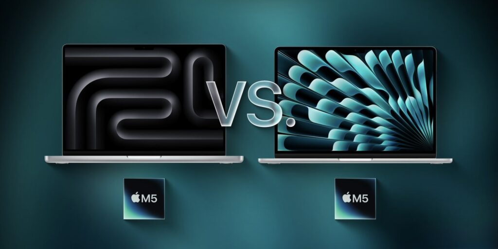 Who should get the MacBook Air M5, and who needs the MacBook Pro 14 with M5. Most users will be fine with the Air, but some will find its capabilities insufficient. Image: 9to5mac.com. Photo.
