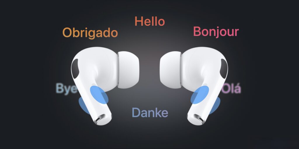 What's new in iOS 26 for AirPods. Unfortunately, Russian translation isn't supported yet. Image: 9to5mac.com. Photo.