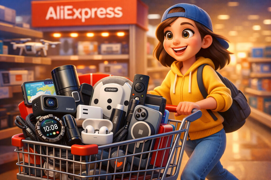 AliExpress has discounts again, and pretty good ones. Photo.