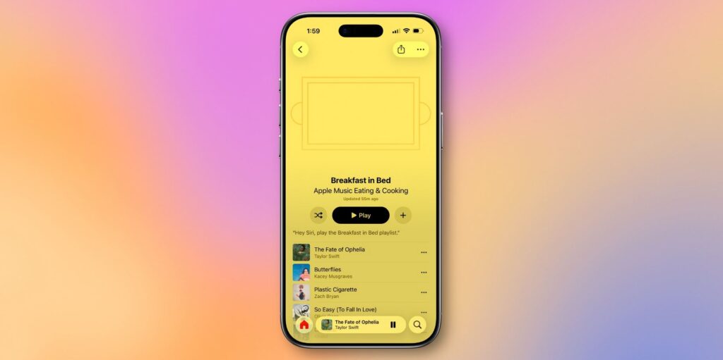 New features in iOS 26.4. There are several improvements for Apple Music. Photo: 9to5mac.