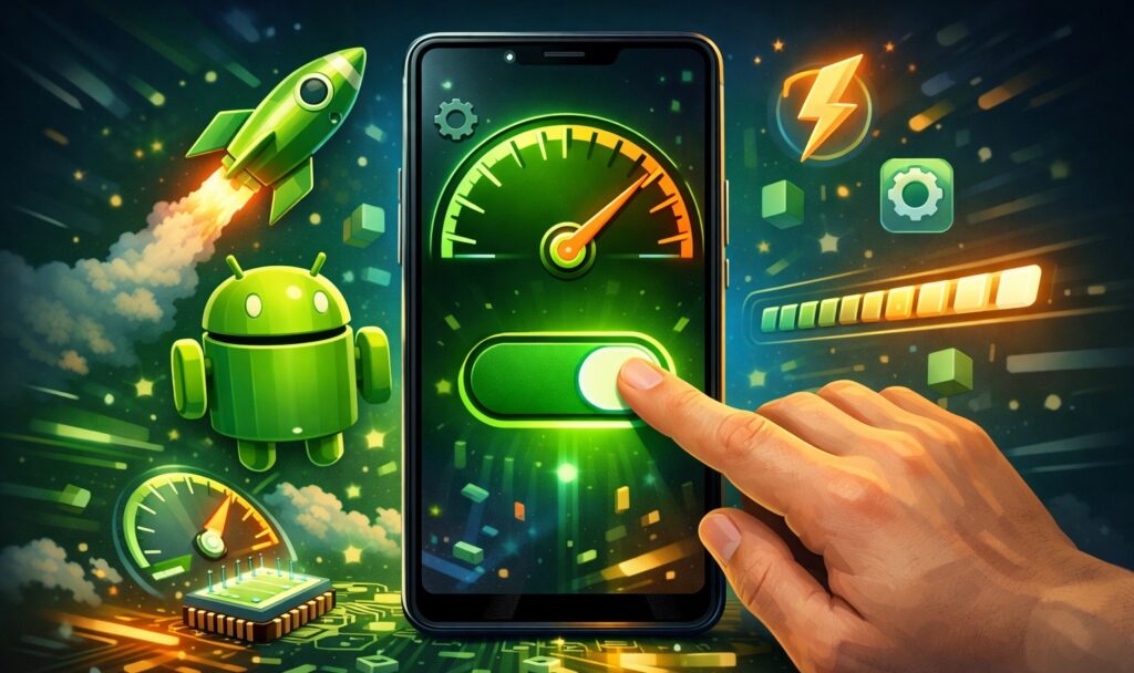 One Android setting that makes your smartphone work faster. Just one setting and your smartphone will fly. Photo.