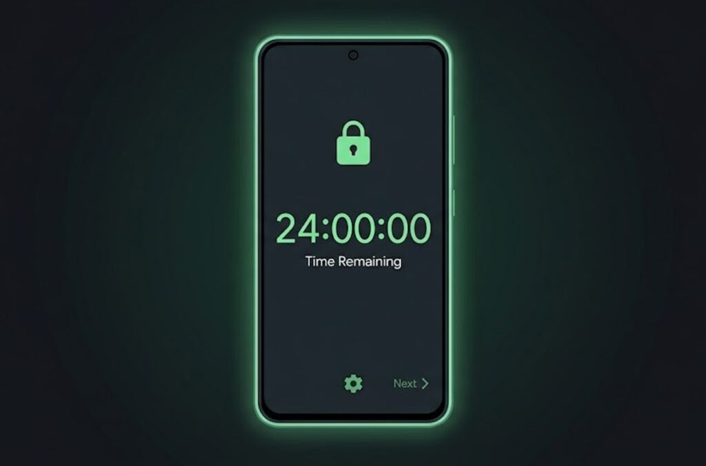 To install apps from unverified developers, you'll need to wait 24 hours. Photo.