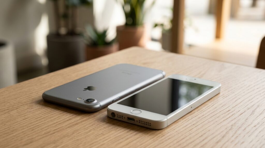 iPhone 7 and first-generation iPhone SE — models that received fresh security patches