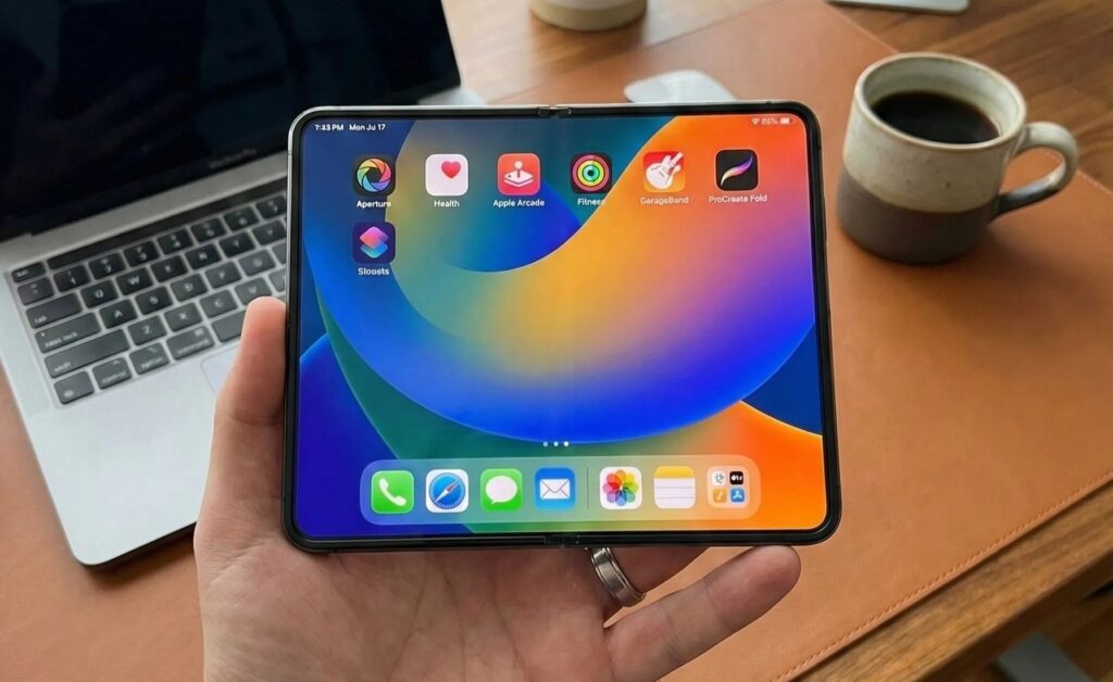 Everyone has been waiting for a foldable iPhone for a very long time. Image: @UniverseIce