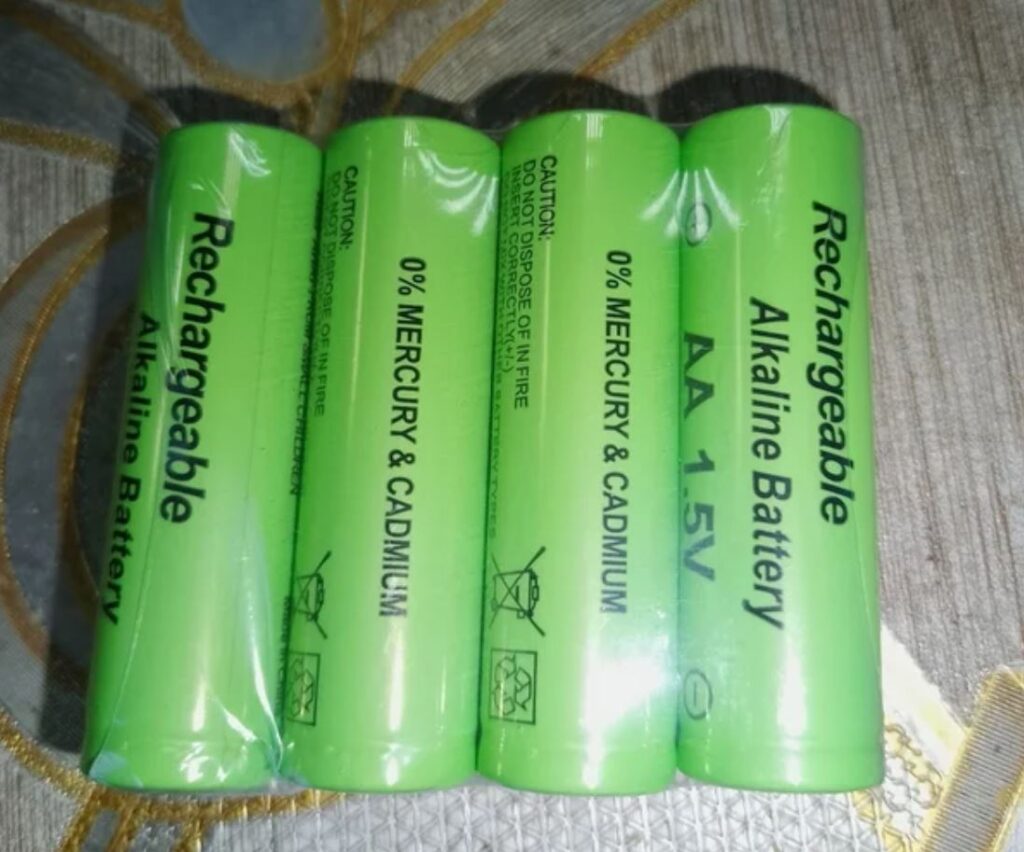 Rechargeable AAA battery kit instead of disposable ones. Batteries are never unnecessary around the house. Photo.