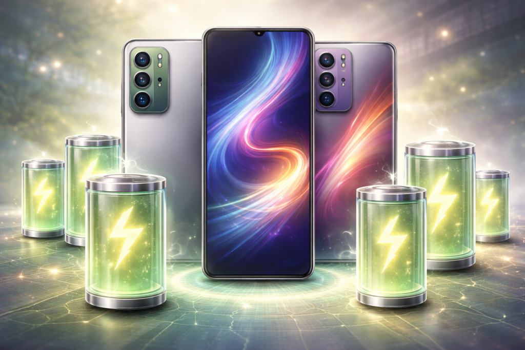 How long do 2026 flagships hold a charge. Choosing the longest-lasting smartphone in 2026. Photo.