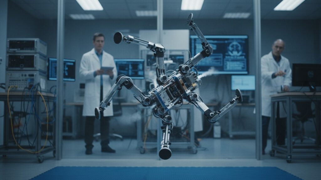 Modern robots are learning to fall "cat-style." Though so far without purring after landing