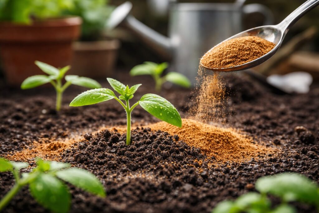 How to Use Cinnamon Against Ants and Insects in the Garden. Cinnamon essential oil can be used as an insecticide to combat pests such as ants, mosquito larvae, thrips, and others. How to Use Cinnamon Against Ants and Insects in the Garden. Cinnamon essential oil can be used as an insecticide to combat pests such as ants, mosquito larvae, thrips, and others. Photo.