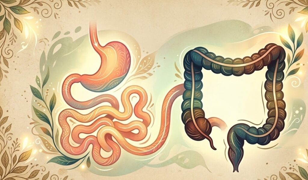 Caffeine stimulates not only the brain but also the intestines