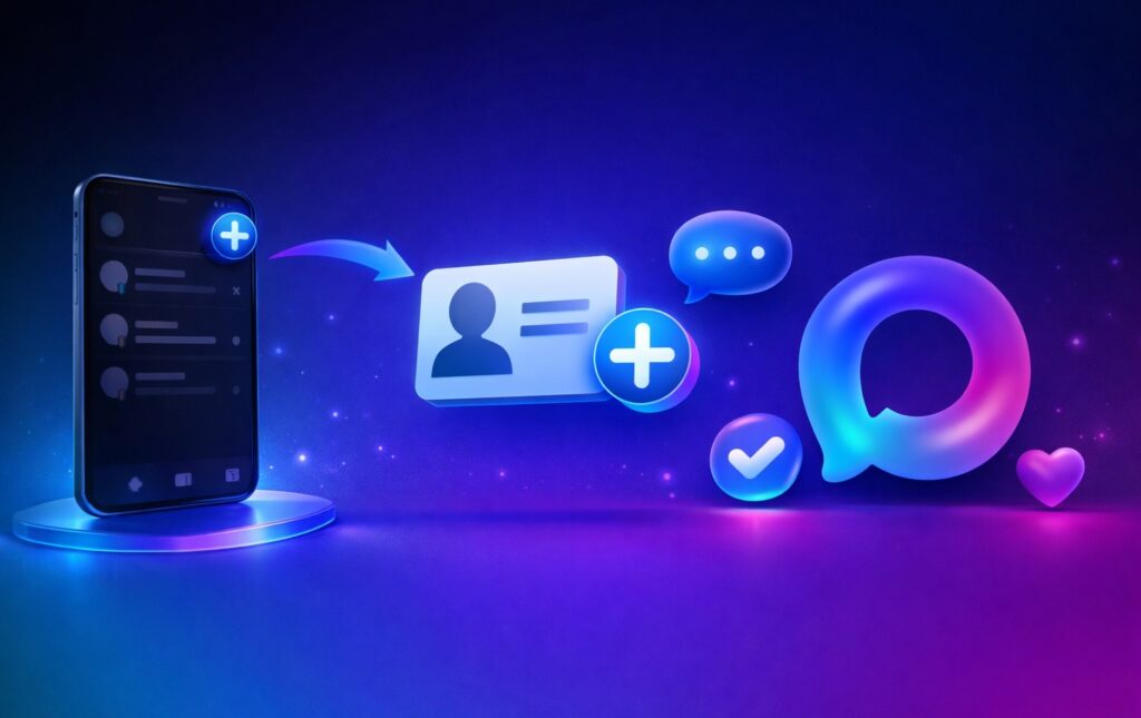 Adding your contacts directly to MAX. Photo.