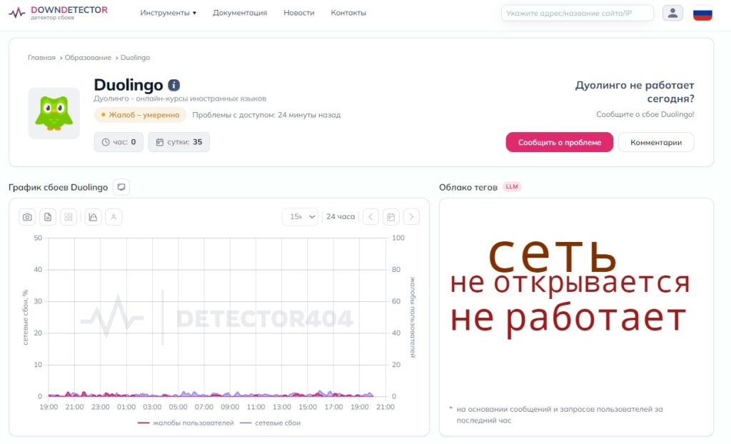 The service still works, but how long will it last? Source: detector404.ru. Photo.