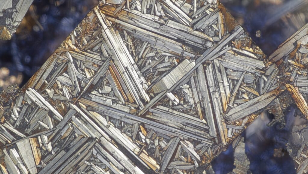 How the Pharaoh's Dagger Was Forged. These patterns form in space over millions of years. Reproducing them under terrestrial conditions is impossible. How the Pharaoh's Dagger Was Forged. These patterns form in space over millions of years. Reproducing them under terrestrial conditions is impossible. Photo.