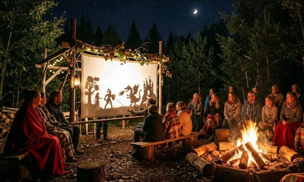 Shadow theater originated in China, but over time the art spread to other countries, including India, Turkey, and Europe