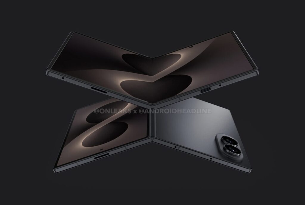 It's still just a render, but you can already get an idea of the smartphone. Image: androidheadlines