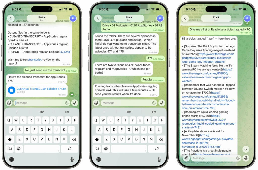 iPhone screen showing