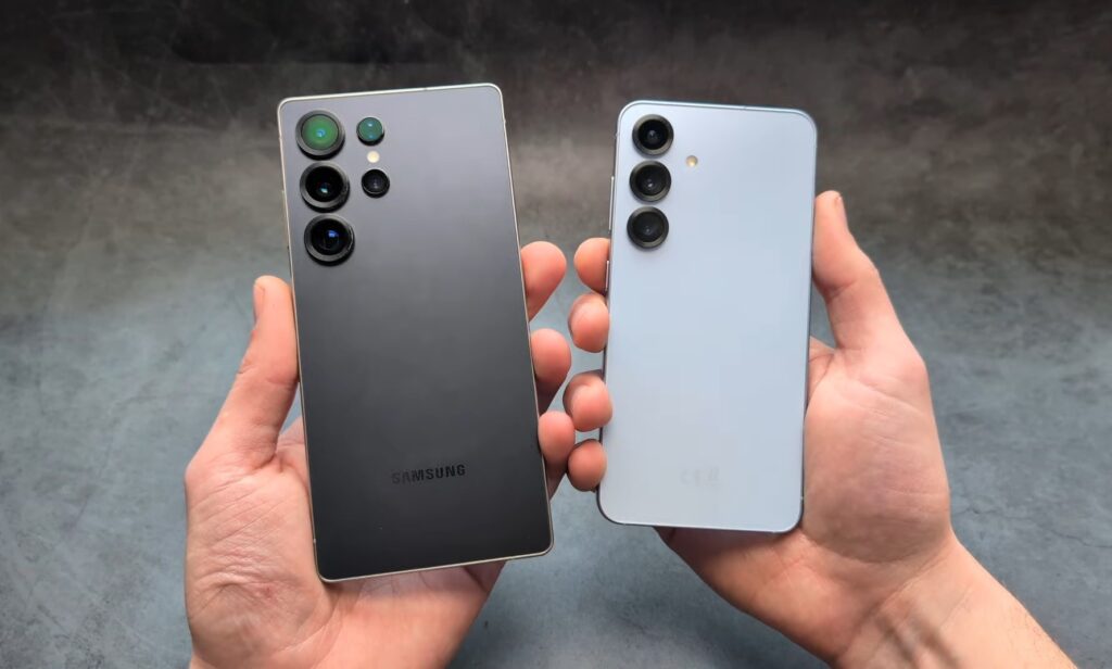 Galaxy S25 резко подешевел после выхода Galaxy S26 и стоит теперь 50K. Galaxy S25 и S25 Ultra резко подешевели. Изображение: Ultra Value Tech. Galaxy S25 and S25 Ultra have dropped sharply in price. Image: Ultra Value Tech