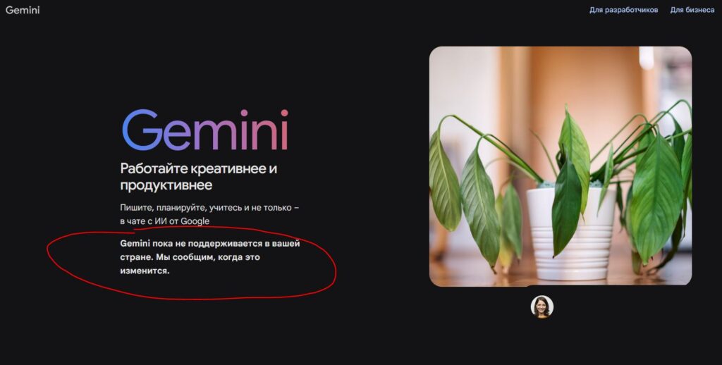 Without a VPN, you simply can't open Gemini
