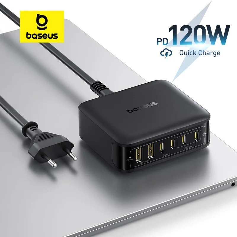 Desktop Charger with 120W Support. A useful device for your desk. Desktop Charger with 120W Support. A useful device for your desk. Photo.
