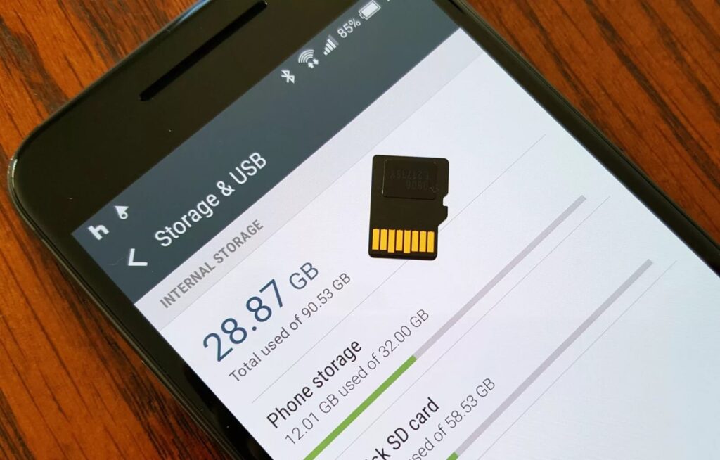 How much storage does a smartphone need. A memory card helps expand storage without deleting files. But it's much slower than built-in storage and the smartphone may start lagging.