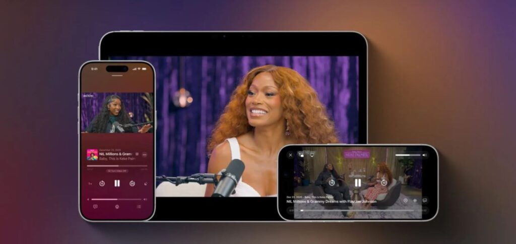 What's new in iOS 26.4. Apple boosted podcast features in iOS 26.4. Photo: 9to5mac.