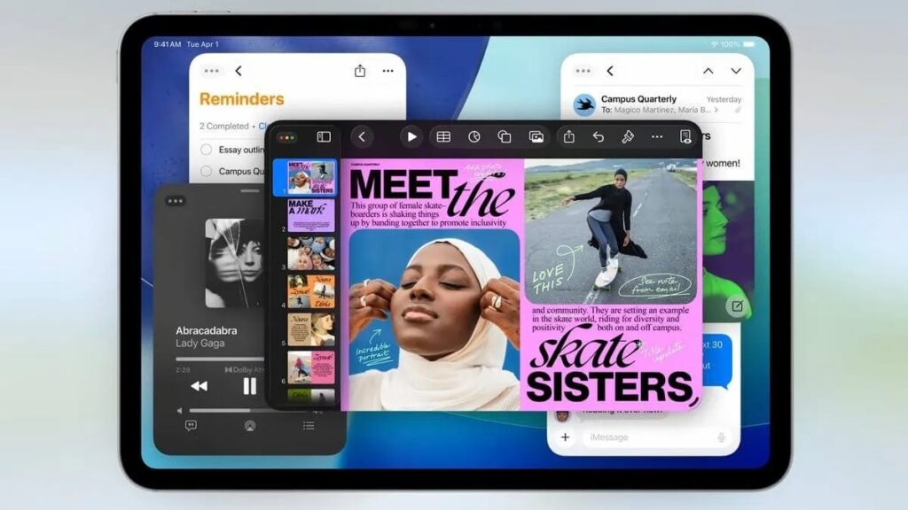 iPadOS 26 brought full-fledged windows to tablets. Image: cnet.com