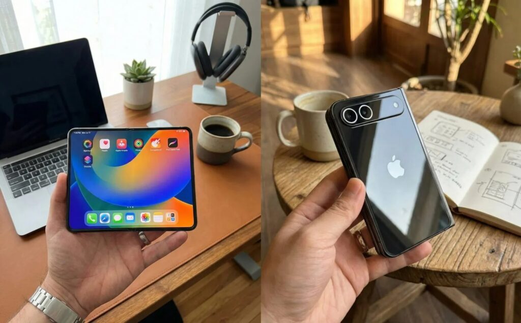What problems the iPhone Flip had. In the end, Apple's foldable will look like this. Image: @UniverseIce. Photo.