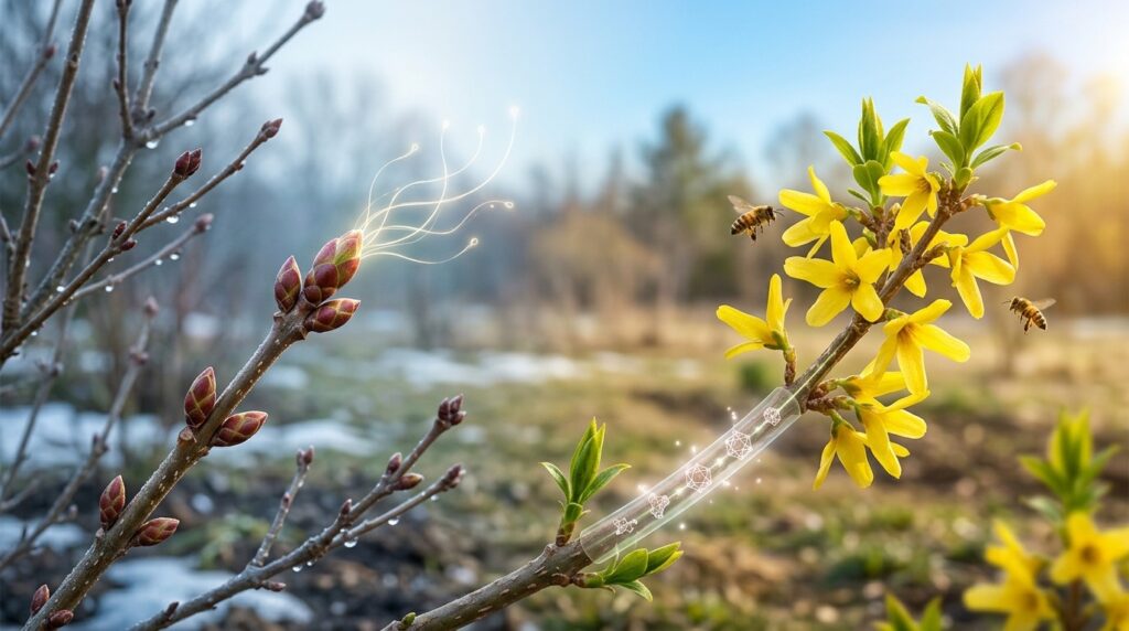 The use of plant hormones helps farmers control the flowering time of agricultural crops. Photo.