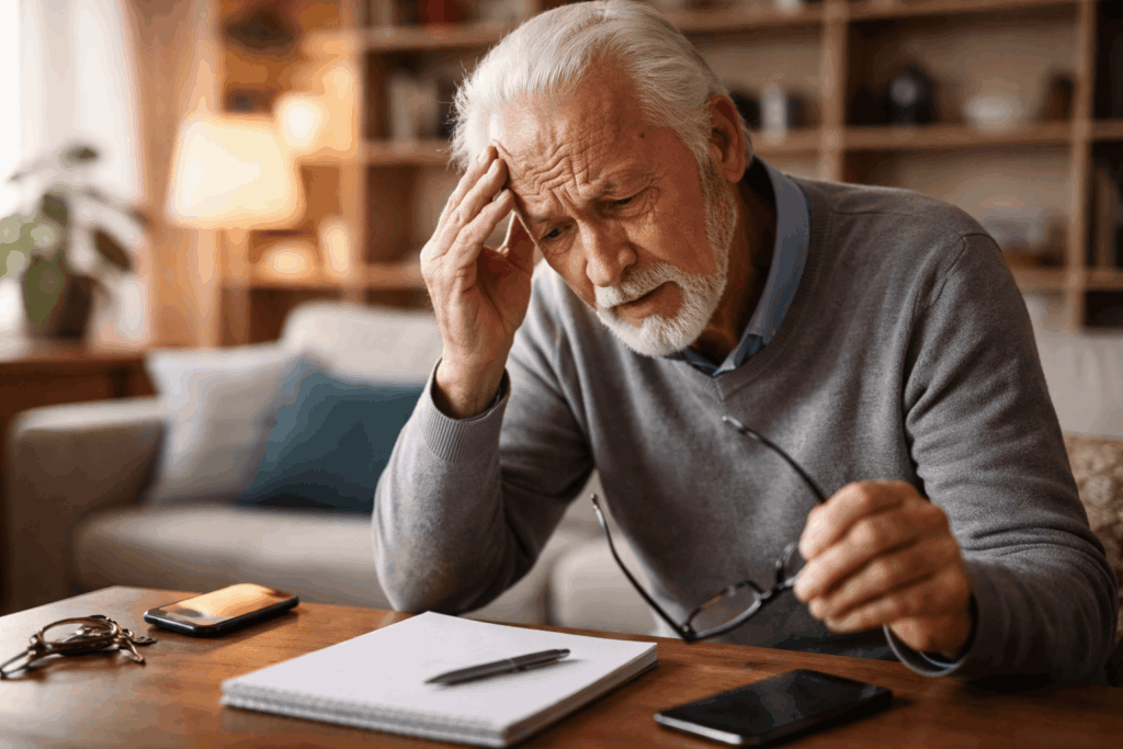 The main sign of dementia: how it differs from normal forgetfulness. The problem is that the onset of dementia often goes unnoticed. A person may attribute the changes to fatigue, stress, or age for a long time. The main sign of dementia: how it differs from normal forgetfulness. The problem is that the onset of dementia often goes unnoticed. A person may attribute the changes to fatigue, stress, or age for a long time. Photo.