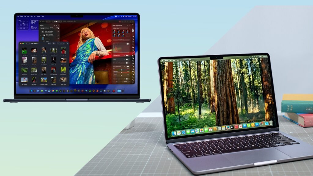 Display, Design, and Battery Life of MacBook Air M5 and M4. The camera remains in the familiar notch, and even the body colors stayed the same. Image: tomsguide.com. Display, Design, and Battery Life of MacBook Air M5 and M4. The camera remains in the familiar notch, and even the body colors stayed the same. Image: tomsguide.com. Photo.