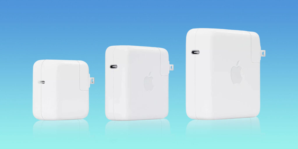 Which charger does a MacBook need — minimum wattage by model. The included chargers are usually sufficient for fast charging. Image: 9to5mac.com. Photo.