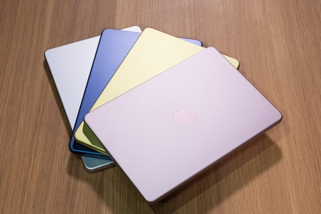 Four colors to choose from — Apple is clearly targeting a younger audience tired of silver aluminum. Image: gizmodo.com