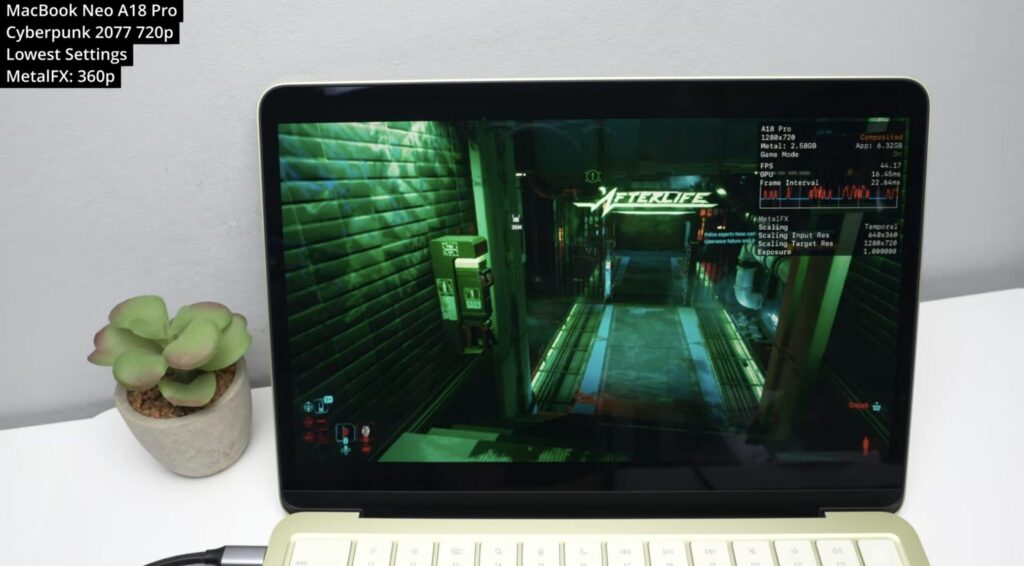 Why 8 GB of memory isn't enough for gaming on MacBook Neo. Overall, gaming on MacBook Neo is possible, but with caveats. Image: Andrew Tsai. Photo.