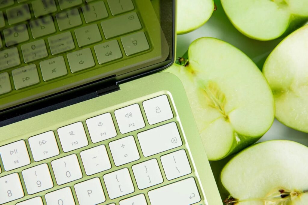 Fortunately, Apple didn't change the mechanism — only the markings on the keys. Image: The Verge